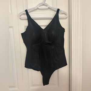 knix Black V-Neck Shaping Bodysuit Tank